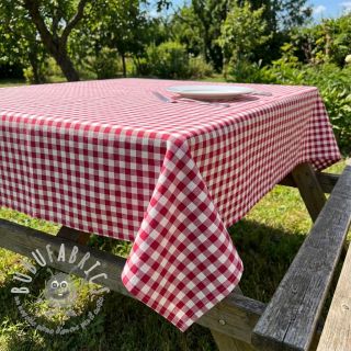 Tessuto di cotone Check berry