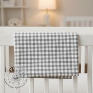 Tessuto di cotone FLANNEL Check sage