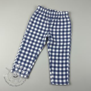 Tessuto di cotone FLANNEL Check blue