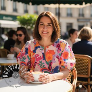 Tessuto di cotone Unicorns multi digital print