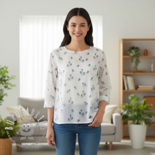 Tessuto di cotone Vive la France design B digital print