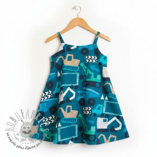 Tessuto di cotone Vehicles petrol digital print