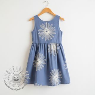 Tessuto di cotone EMBROIDERY Flowie jeans