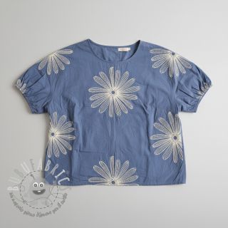 Tessuto di cotone EMBROIDERY Flowie jeans