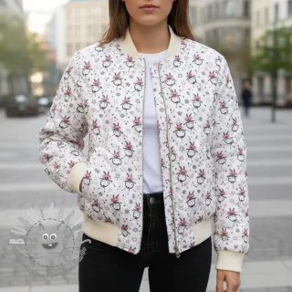 Tessuto di cotone QUILTING Elisabetta rose