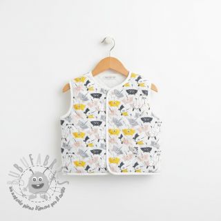 Tessuto di cotone QUILTING Parapluie perle