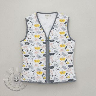 Tessuto di cotone QUILTING Parapluie perle