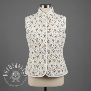 Tessuto di cotone QUILTING Elisabetta jaune