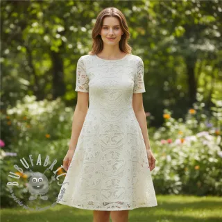 Tessuto di cotone EMBROIDERY Blanchette design A