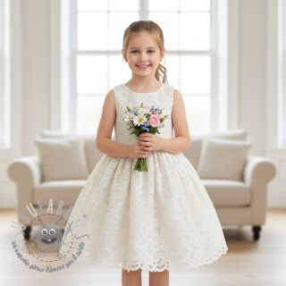 Tessuto di cotone EMBROIDERY Blanchette design A