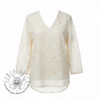 Tessuto di cotone EMBROIDERY Blanchette design A