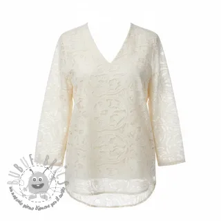 Tessuto di cotone EMBROIDERY Blanchette design A
