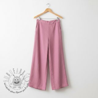 Tessuto di cotone con lino PREMIUM dawn pink