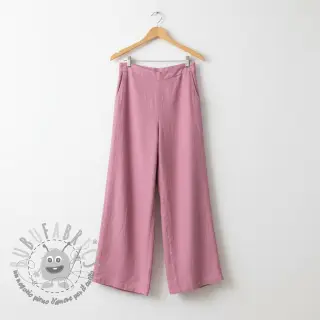 Tessuto di cotone con lino PREMIUM dawn pink