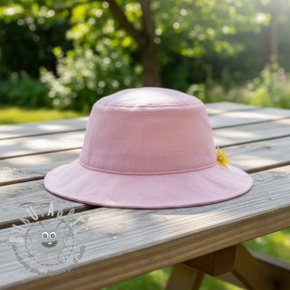 Tessuto di cotone con lino PREMIUM light pink