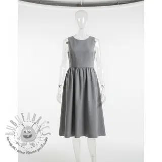 Tessuto di cotone con lino PREMIUM light grey