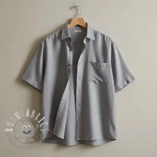 Tessuto di cotone con lino PREMIUM light grey