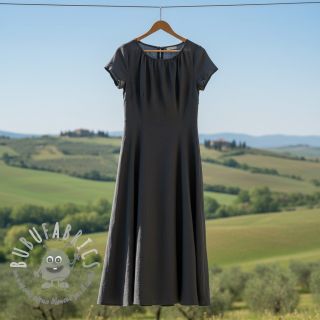 Tessuto di cotone con lino PREMIUM dark grey