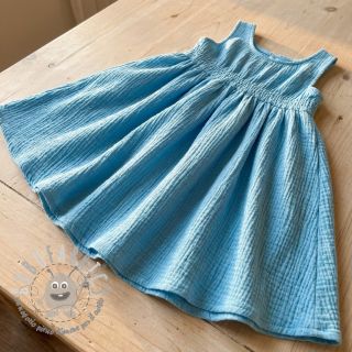 Tessuto di cotone STRETCH Baby blue