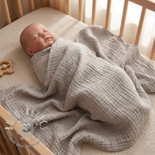 Tessuto di cotone STRETCH Baby beige