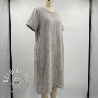 Tessuto di cotone STRETCH Baby beige