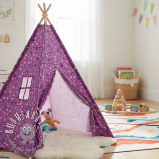 Tessuto di cotone Love mauve