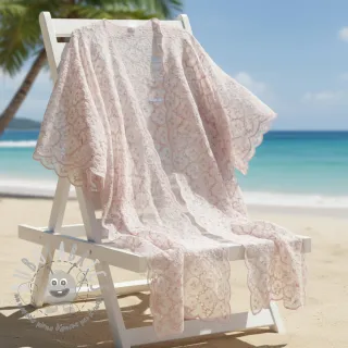 Tessuto di cotone EMBROIDERY Lilian rose