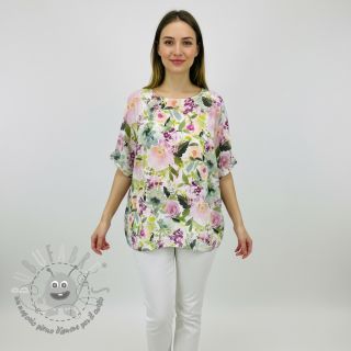 Tessuto di cotone VOILE Fresh morning digital print