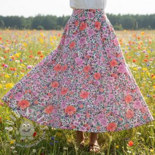 Tessuto di cotone Expession flowers digital print