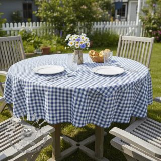 Tessuto di cotone Brigitte pervenche