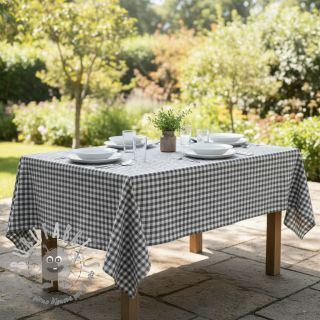 Tessuto di cotone Brigitte gris