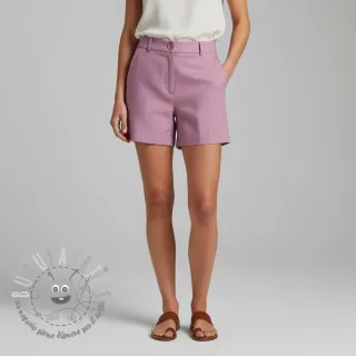 Tessuto di cotone con lino old pink