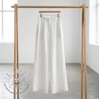 Tessuto di cotone con lino off white