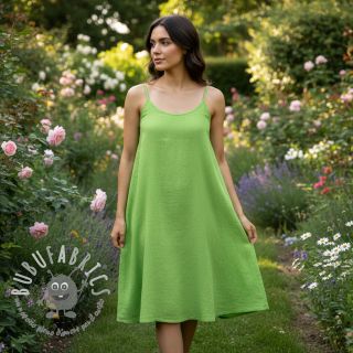 Tessuto di cotone con lino lime