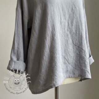 Tessuto di cotone con lino grey