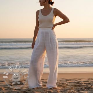 Tessuto di cotone EMBROIDERY DOBBY Square white