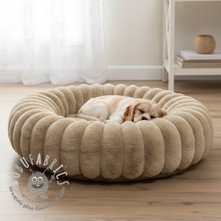 Pelliccia sintetica Barracuda beige