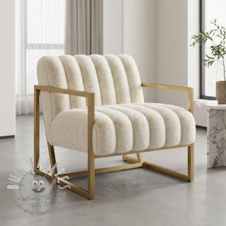 Pelliccia sintetica Barracuda ecru