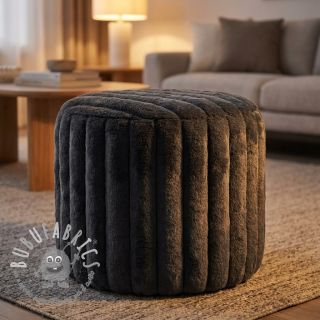 Pelliccia sintetica Barracuda fusain