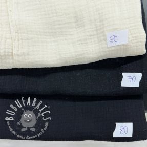 Last pieces package Mussola/Doppia garza ORGANIC 601