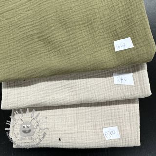 Last pieces package Mussola/Doppia garza ORGANIC 602