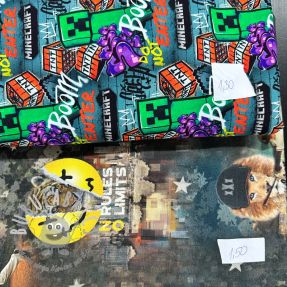 Last pieces package Felpa design digital print 0358