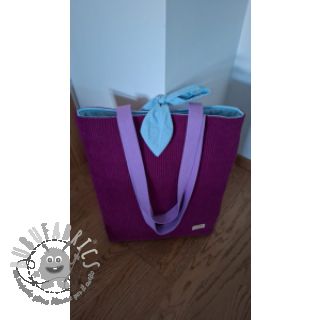 Velluto a coste HUGGY aubergine