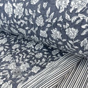 Tessuto di cotone QUILT Gange gris