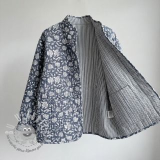 Tessuto di cotone QUILT Gange gris