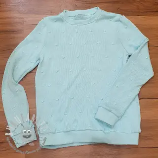 Tessuti per maglioni BIG KNIT DOT mint