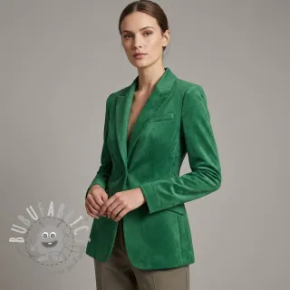 Tessuto scamosciato stretch SCUBA dark green
