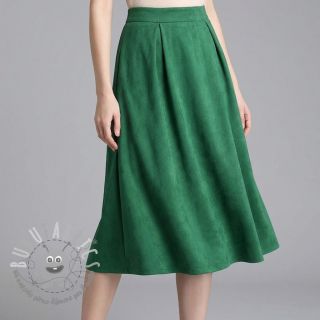 Tessuto scamosciato stretch SCUBA dark green