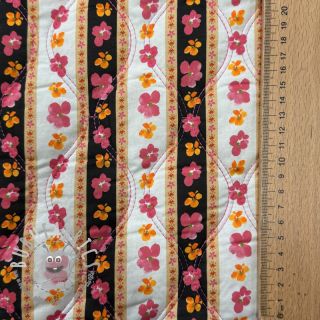 Tessuto di cotone VOILE STEPPED Ophelia flower digital print