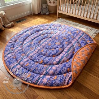 Tessuto di cotone VOILE STEPPED Daria flower purple digital print